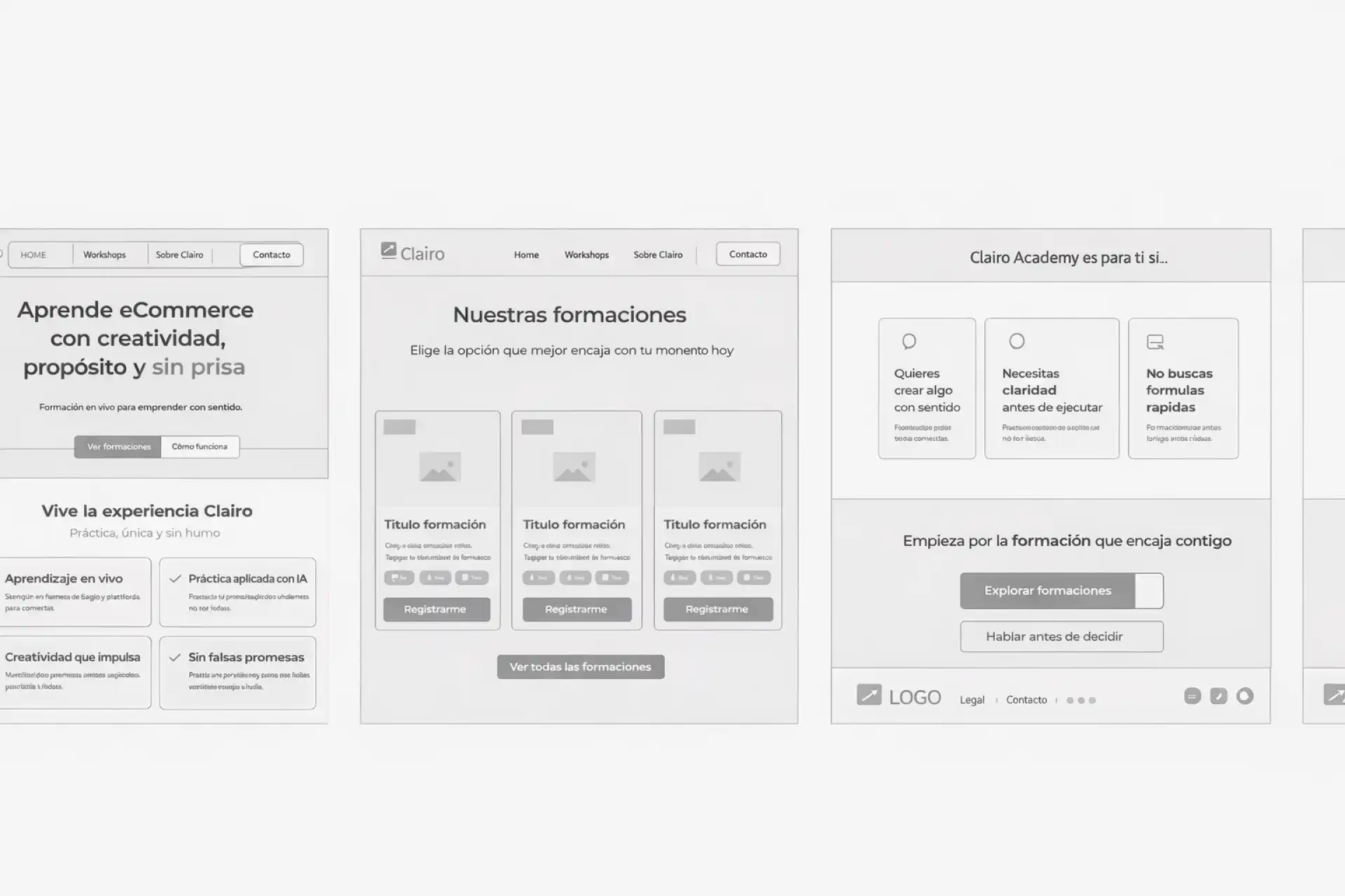 Clairo Academy UI/UX